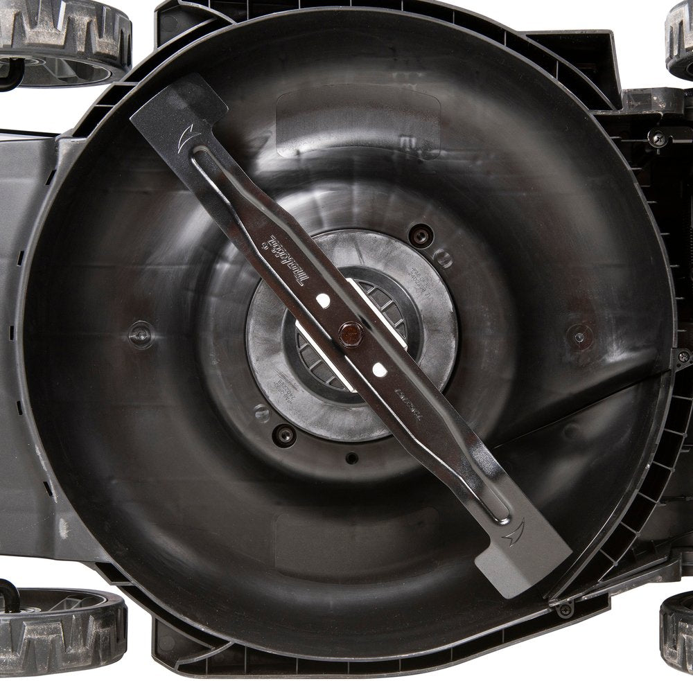 EAN 0088381756686 - Makita DLM481Z cortadora de césped Cortacésped manual Batería Negro, Azul, Metálico imagen 14