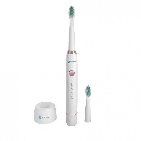 EAN 5907763679182 - Oromed SONIC BASIC WHITE cepillo eléctrico para dientes Adulto Cepillo dental vibratorio Rosa, Blanco imagen 1