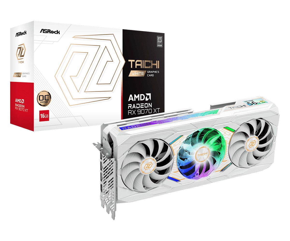 Tarjeta Grafica Asrock Rx9070xt Tcw 16go 16gb Ddr6 Hdmi/3xdp (90-Ga5yzz-00uanz)