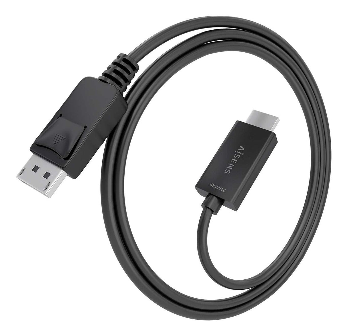 Aisens Cable Conversor Displayport A Hdmi 4k@60hz, Dp/M-Hdmi/M, Negro, 1.5m