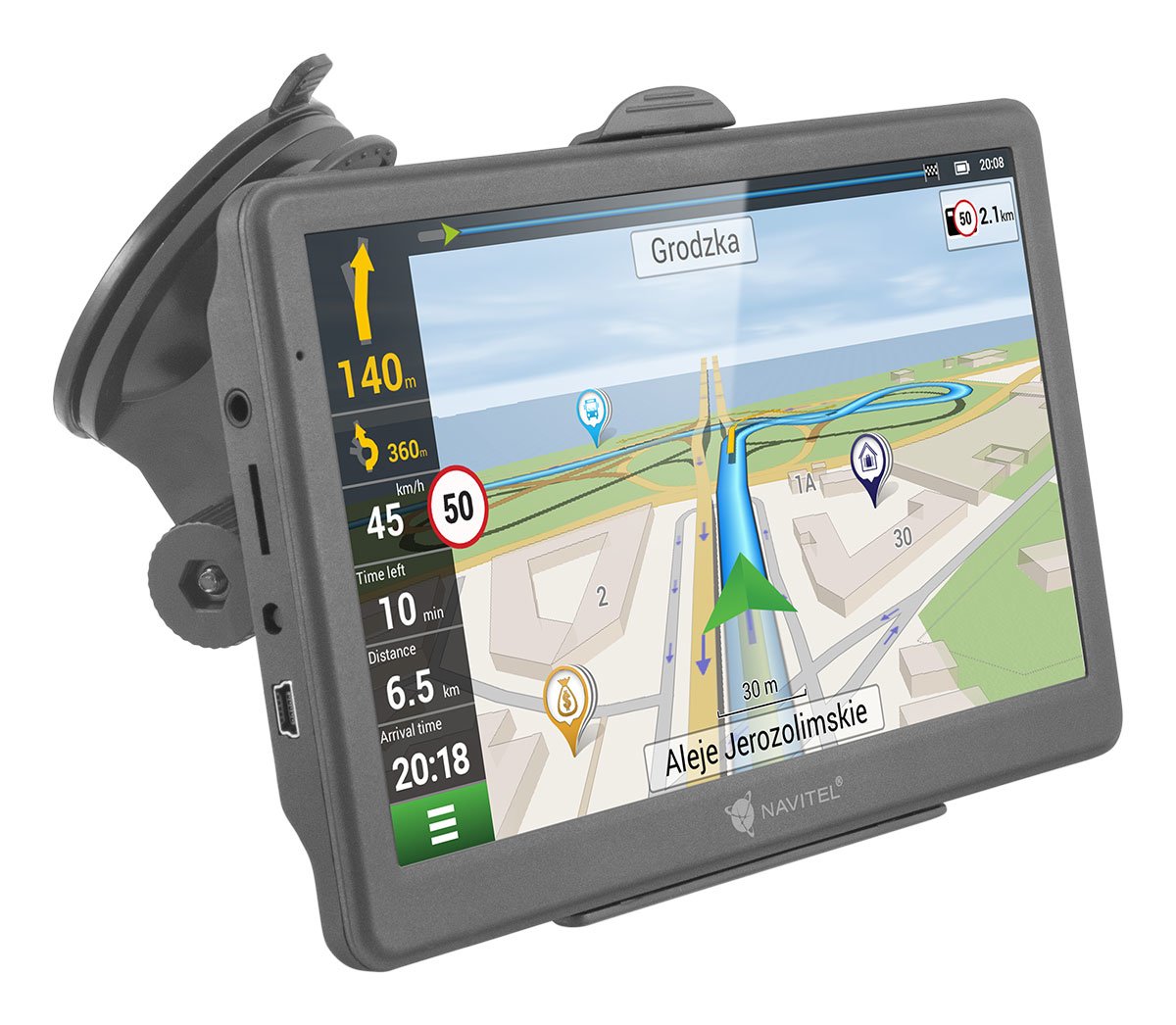 EAN 8594181740357 - Navitel E700 navegador Fijo 17,8 cm (7") TFT Pantalla táctil Negro imagen 3