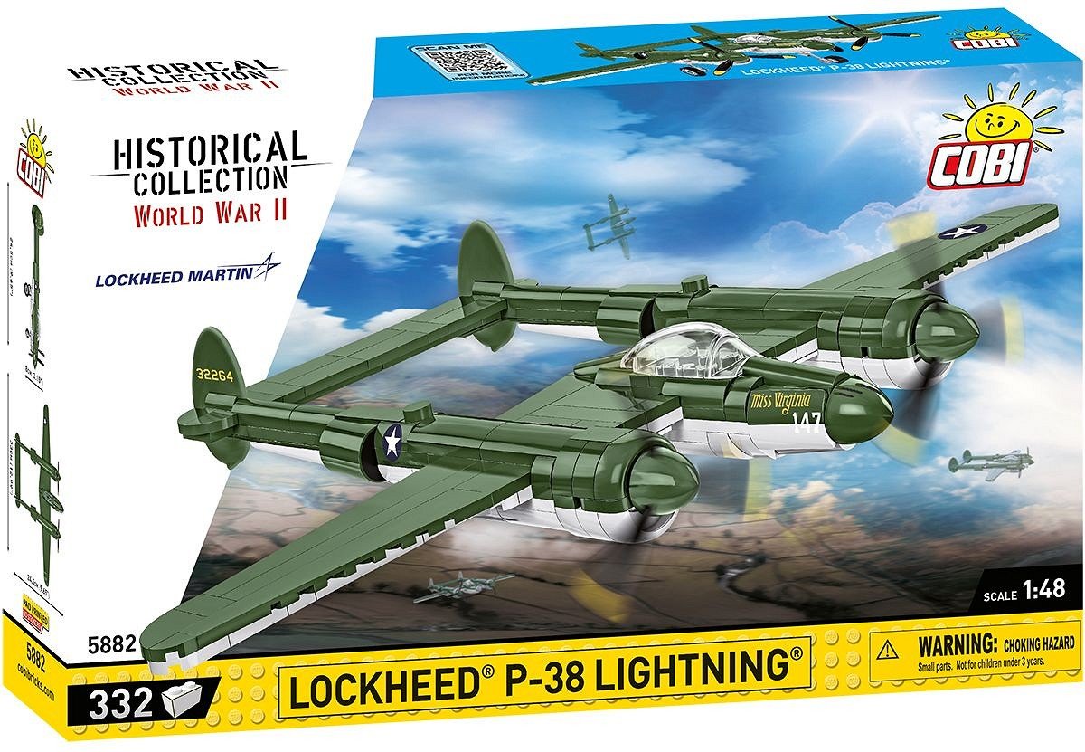Cobi Lockheed P-38 Lightning, Juguetes De Diseño Cobi-5882