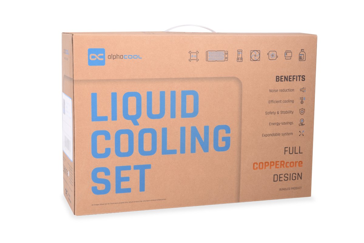 Alphacool Core Storm 240mm Xt45, Refrigeración Por Agua Negro/Blanco