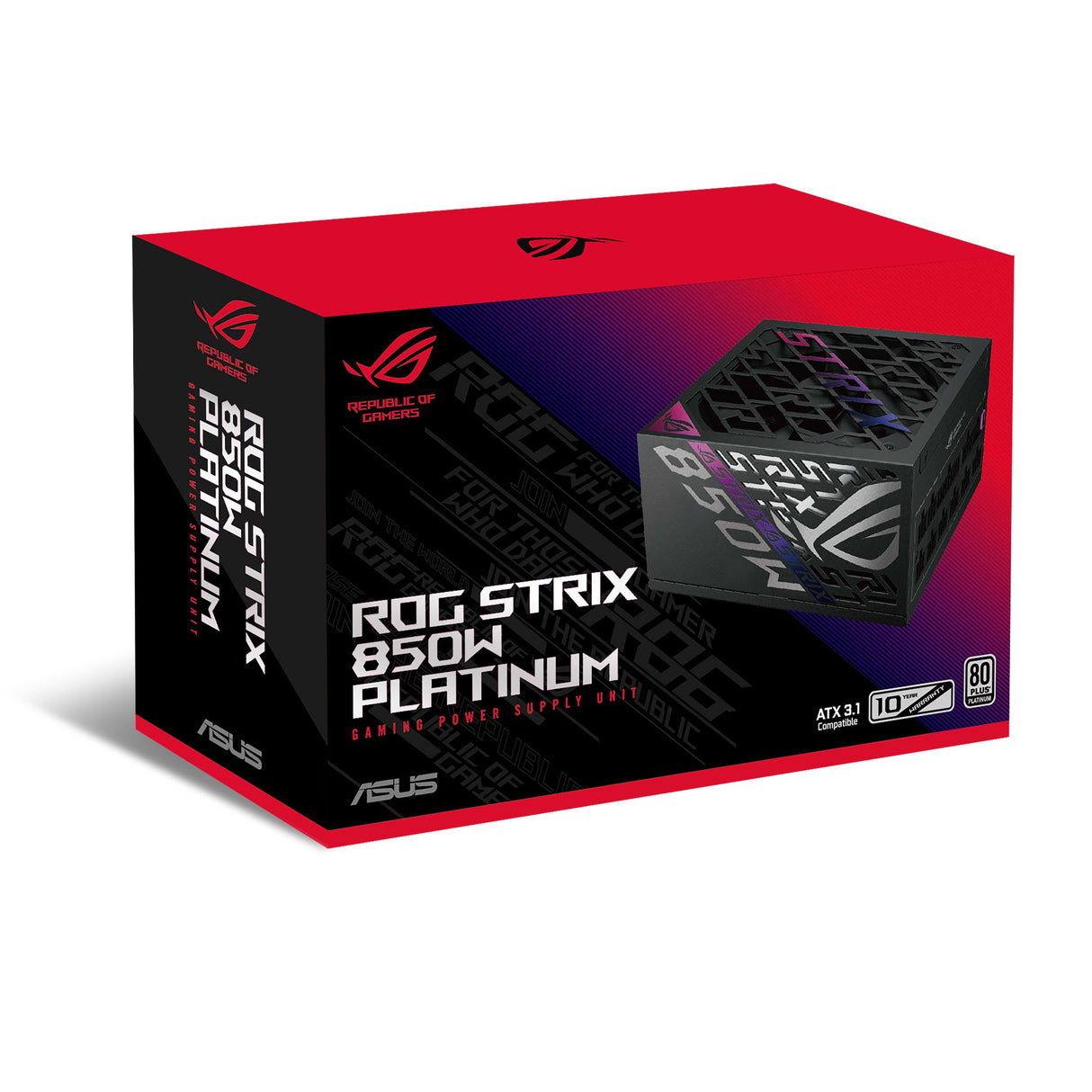 EAN 4711387594520 - ASUS ROG -STRIX-850P-GAMING unidad de fuente de alimentación 850 W 20+4 pin ATX ATX Negro imagen 15