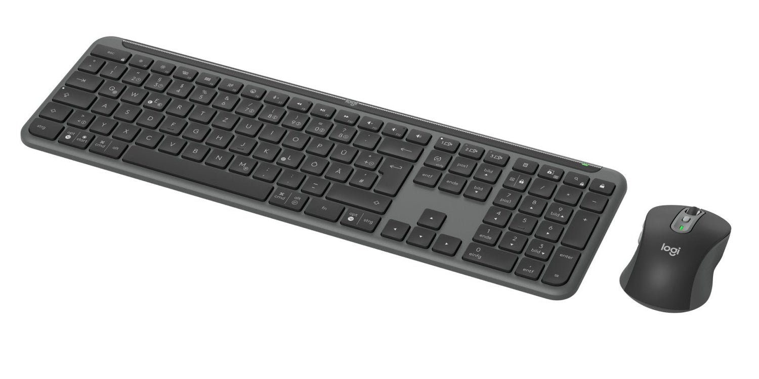 EAN 5099206119383 - Logitech 920-012504 teclado Ratón incluido Oficina RF Wireless + Bluetooth QWERTZ Alemán Grafito imagen 2