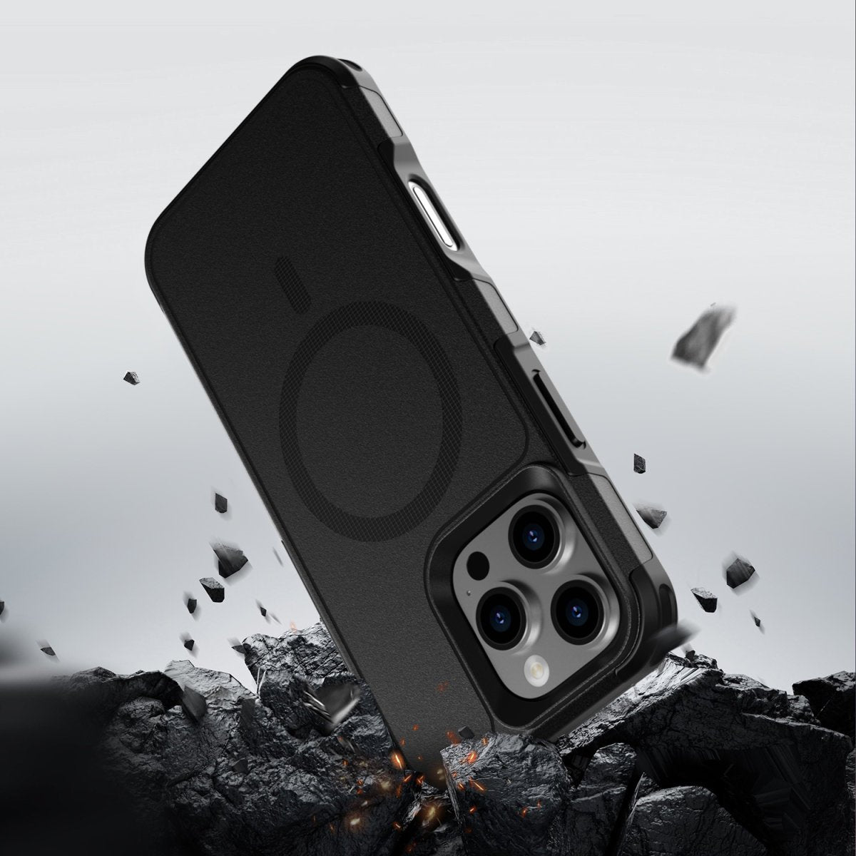 4smarts Defend Funda Para Apple Iphone 16 Pro Max Magsafe-Kompatibel