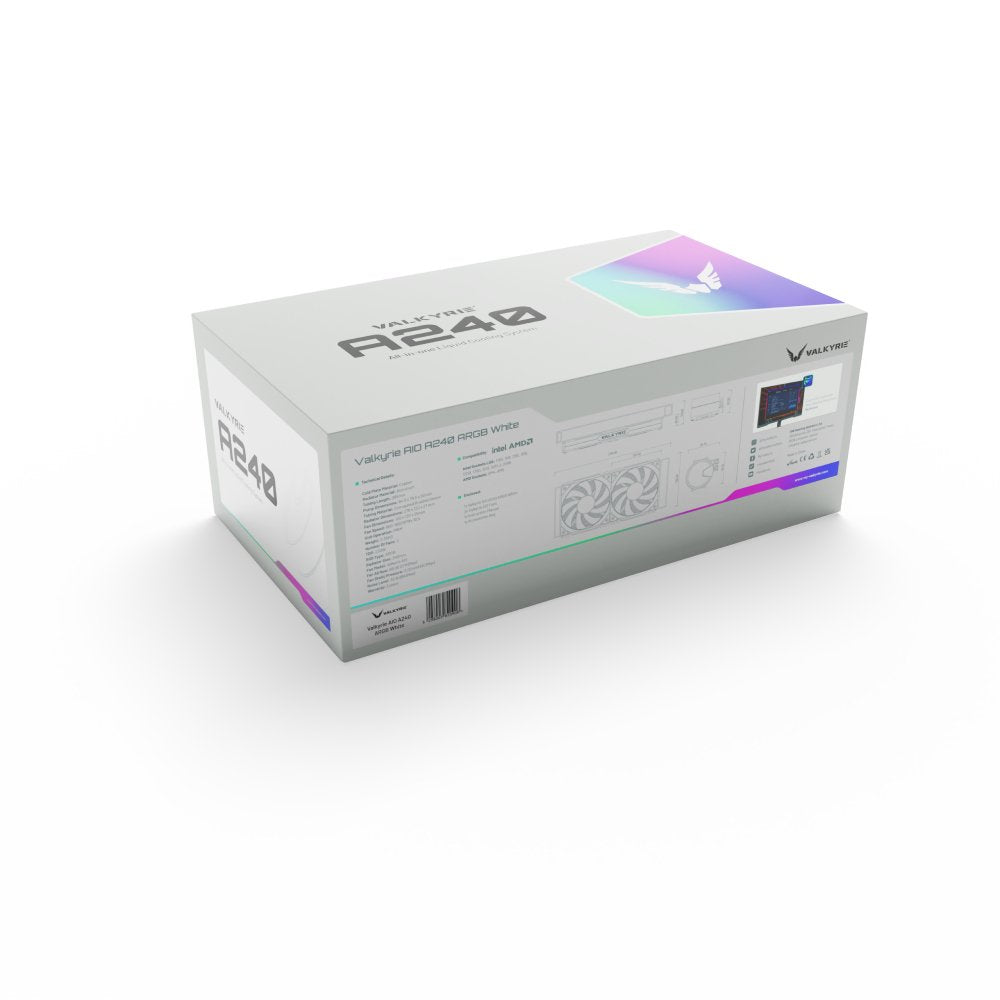 Valkyrie A240 Argb, Refrigeración Líquida Vk-Aioa240w