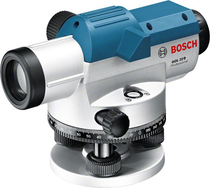 Nivelador Óptico Bosch Professional Gol 32 D Professional Azul, Estuche, Unidad De Medida 360 Grados 601068500