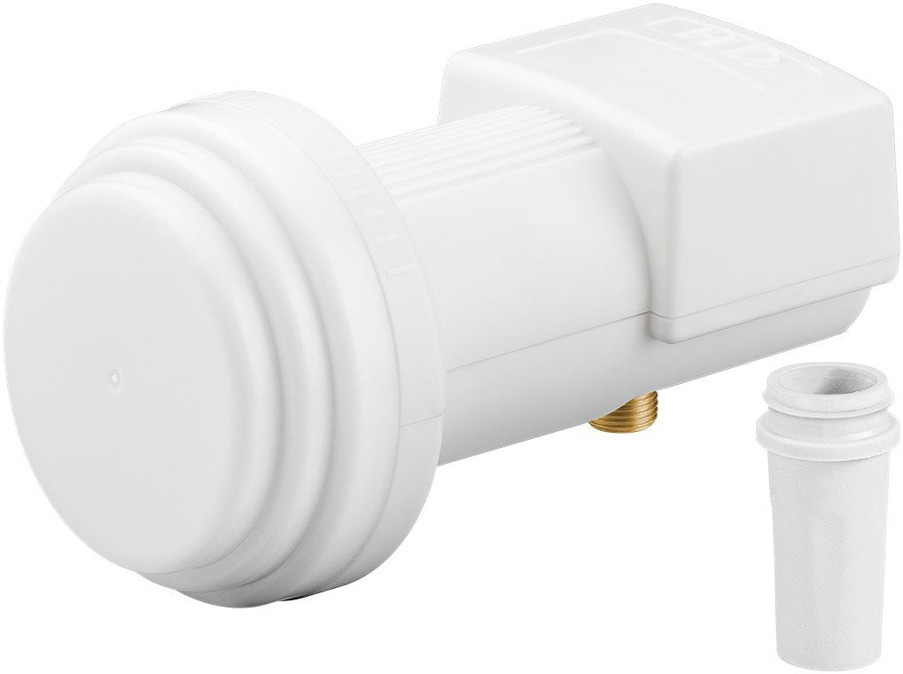 Goobay Sat Universal Single 0.1db Convertidor Low Noise Block (Lnb) 10,6 - 12,75 Ghz Blanco