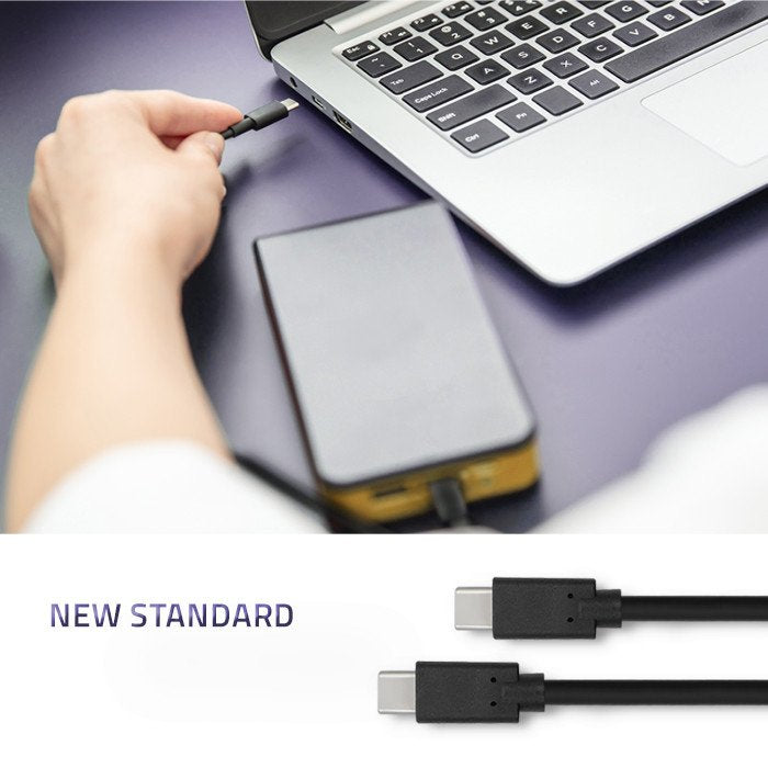 Qoltec 52350 Cable Usb 1,4 M Usb 3.2 Gen 1 (3.1 Gen 1) Usb C Negro