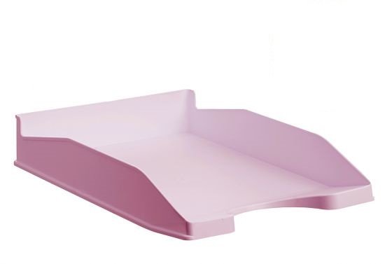 Archivo 2000 Bandeja Ecogreen Apilable 3 Posiciones 345x255x60mm Reciclado Rosa Pastel