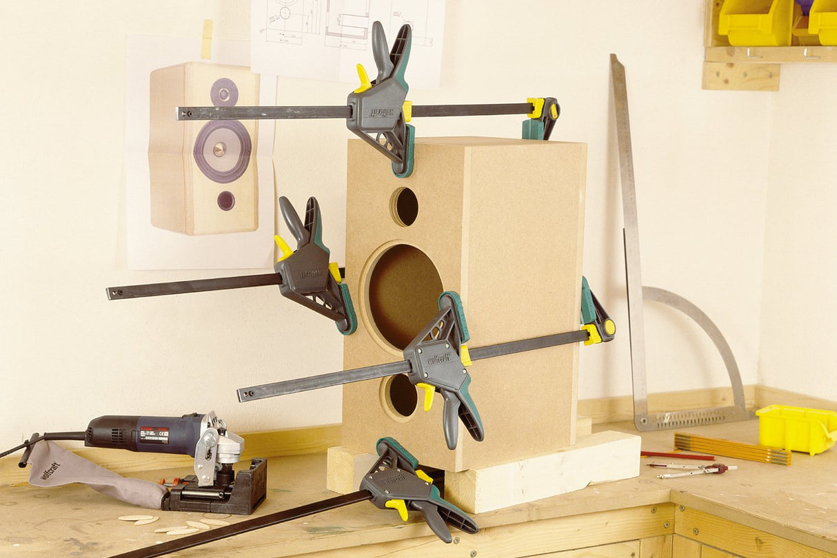 Sargento Monomanual 1" Ehz Pro 100-700", 100mm Largo 3033000 Wolfcraft