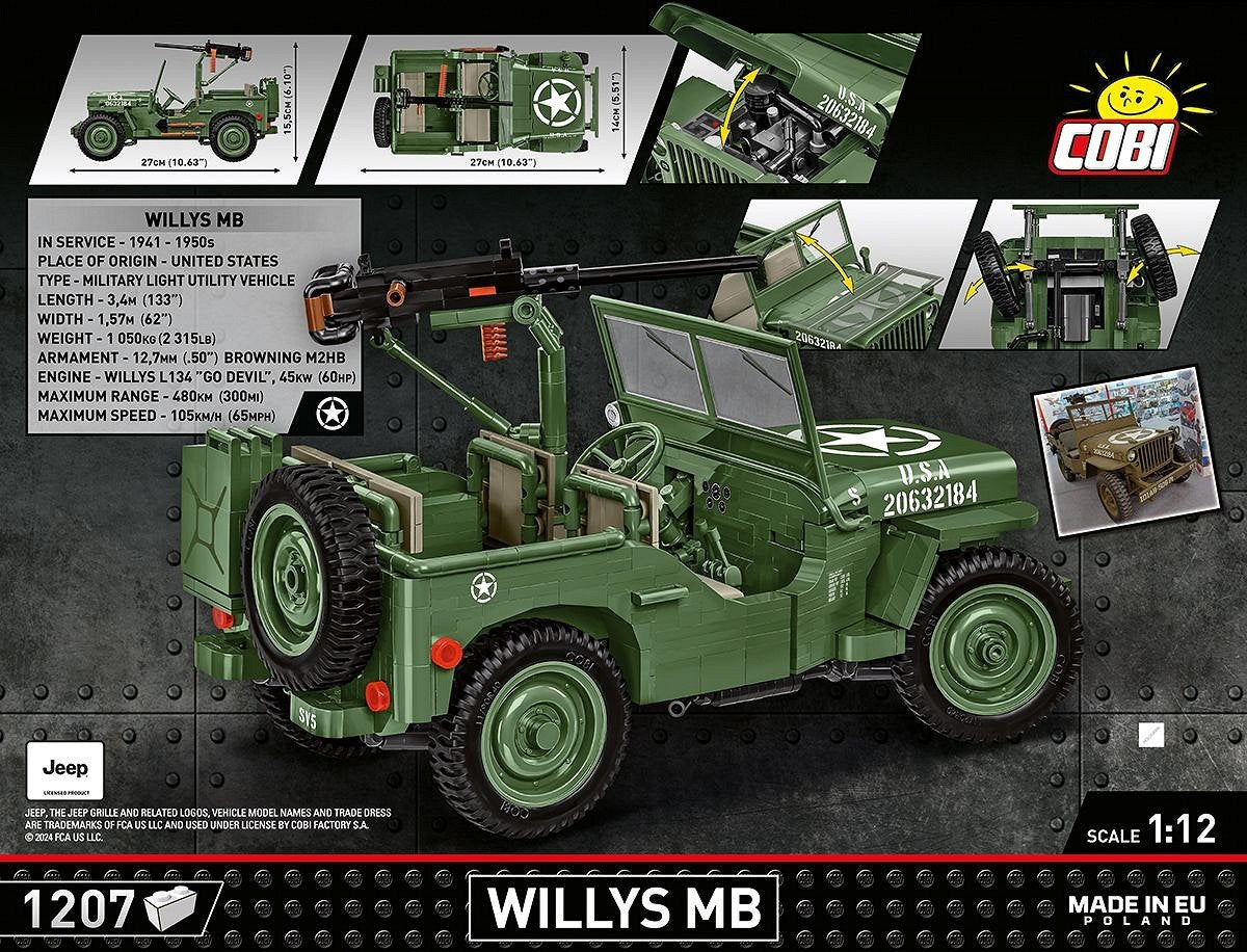 Cobi Willys Mb, Juguete De Construcción Cobi-2805