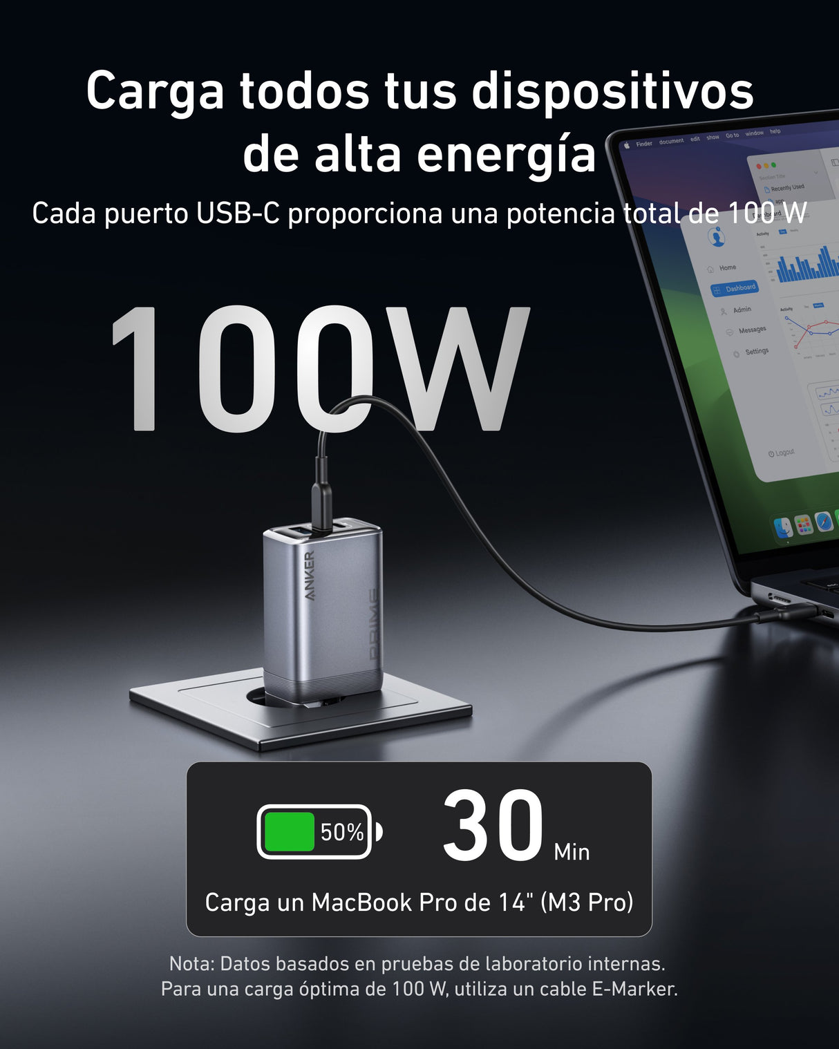 EAN 0194644199746 - Anker A2688341 cargador de dispositivo móvil Universal Negro Corriente alterna Interior imagen 9