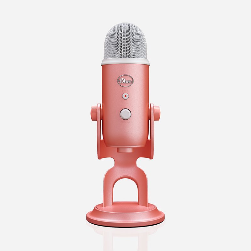 Blue Microphones Yeti Aurora Collection Rosa Micrófono De Superficie Para Mesa