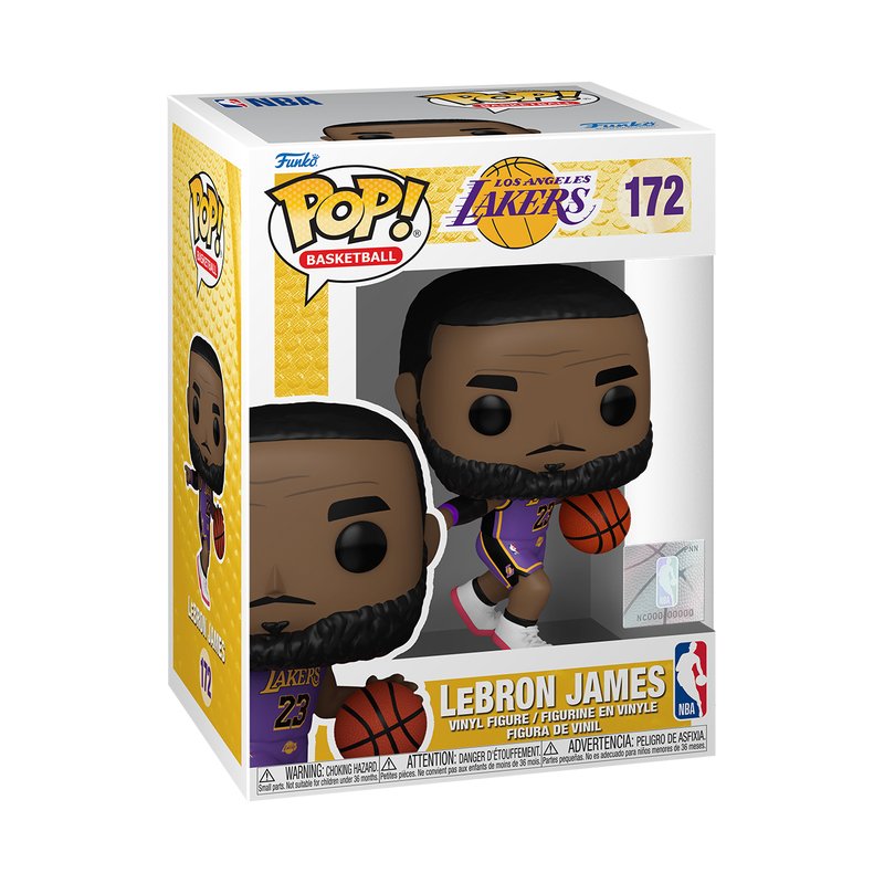 Funko Pop Lebron James 172 - Los Angeles Lakers Nba - 889698751179