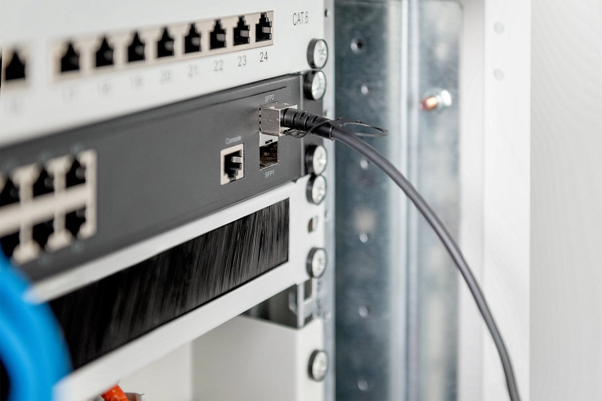 EAN 4016032445999 - Digitus DN-81226 Cable de fibra óptica e InfiniBand SFP+ Negro imagen 4