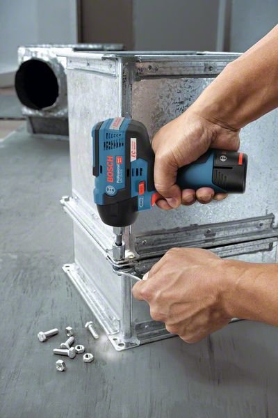 Atornillador Bosch Professional De Impacto A Batería Gds 12v-115 Professional, 12 Voltios Azul/Negro, 2 Baterías De Iones De Litio De 3,0 Ah, En L-Boxx 3165140910705