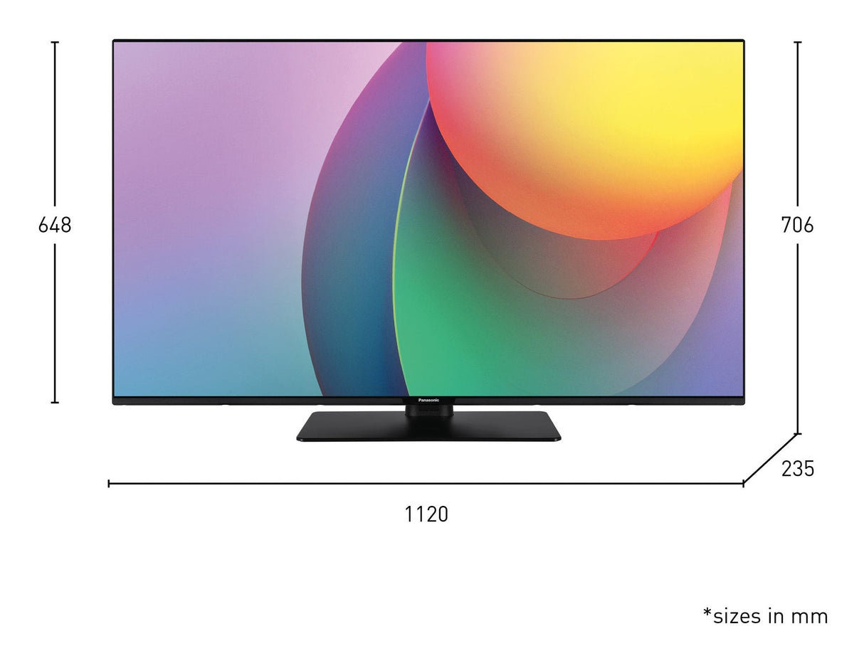 Panasonic Tb-50w60aez Tv 50 (127cm.) Pulgadas 4k Ultra Hd (2160p) Led Smart Tv Con Tivo Hdr Wifi Bluetooth Negro