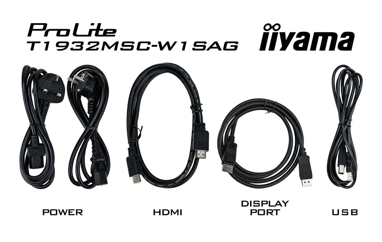 EAN 4948570122219 - iiyama ProLite T1932MSC-W1SAG pantalla para PC 48,3 cm (19") 1280 x 1024 Pixeles Full HD LED Pantalla tác imagen 19