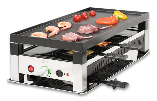 EAN 7611210977476 - Solis 7611210977476 parrilla de interior 8 personas(s) 1400 W Negro, Blanco imagen 3