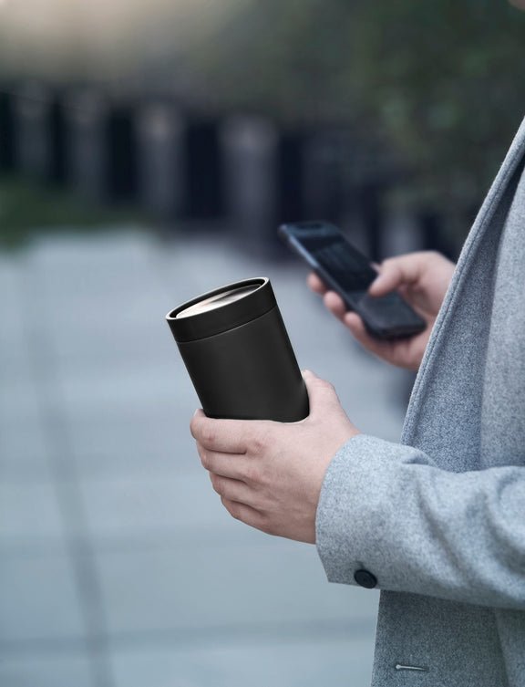 Stelton To Go Click Thermal Mug 0,4 L Black Metallic