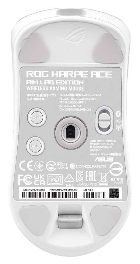 EAN 4711387136560 - ASUS ROG Harpe Ace Aim Lab Edition ratón Juego Ambidextro RF Wireless + Bluetooth + USB Type-C Opto-mecán imagen 2