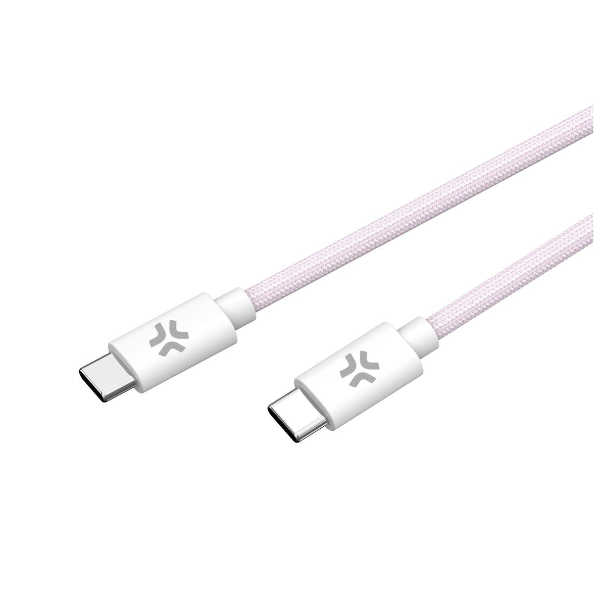 EAN 8021735207696 - Celly USBCUSBCCOTTPK cable USB 1,5 m USB C Rosa, Blanco imagen 2