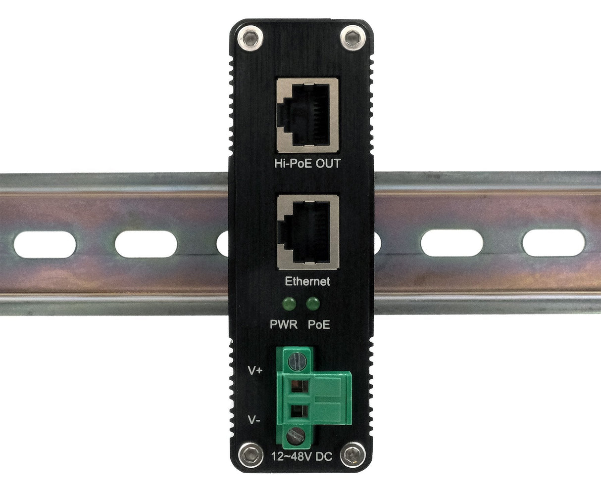 Poe+ Gigabit Injektor 60w Dc Eingang +12v Bis +48v