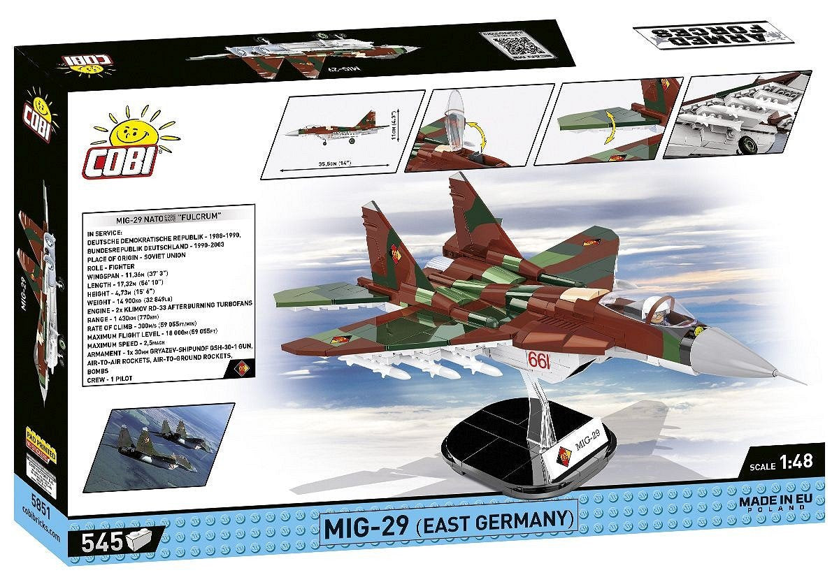 EAN 5902251058517 - COBI MiG-29 (East Germany) imagen 11