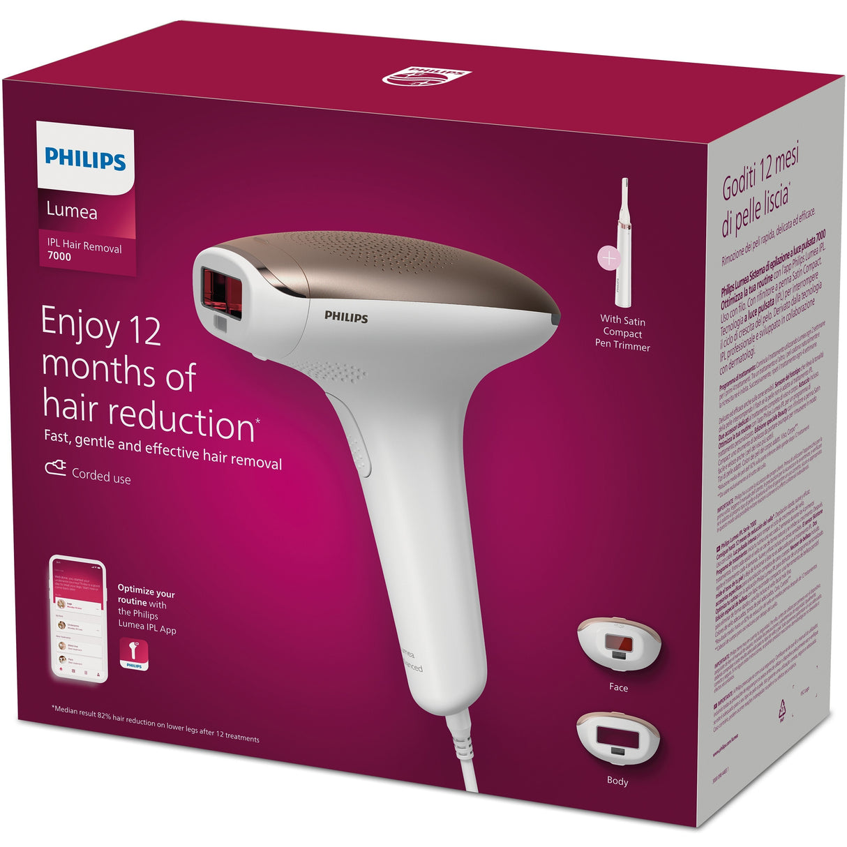 Depilator Ipl Philips Lumea Advanced Sc1997/00 + Trymer Hp6388/00