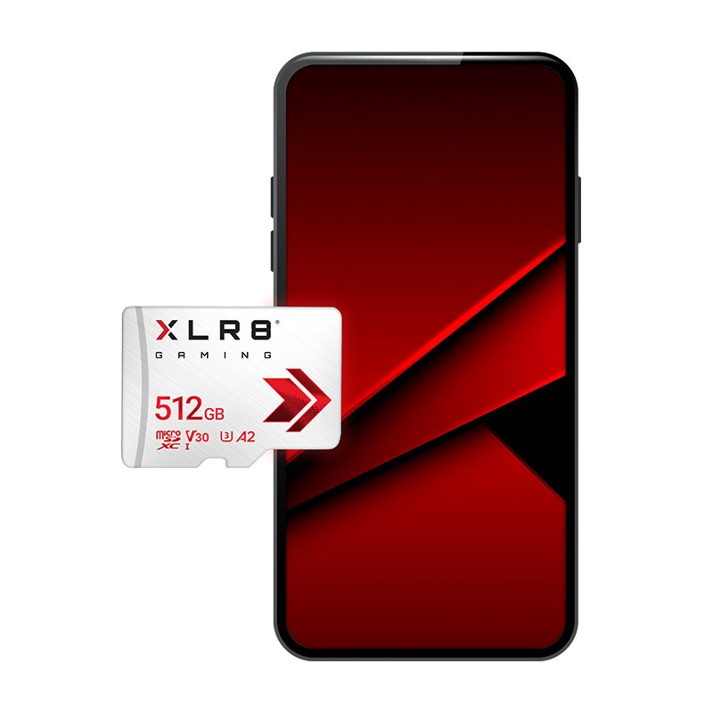Sd Microsd Xc Card 512gb Pny Xlr8 Gaming Class 10 U3 V30 Retail