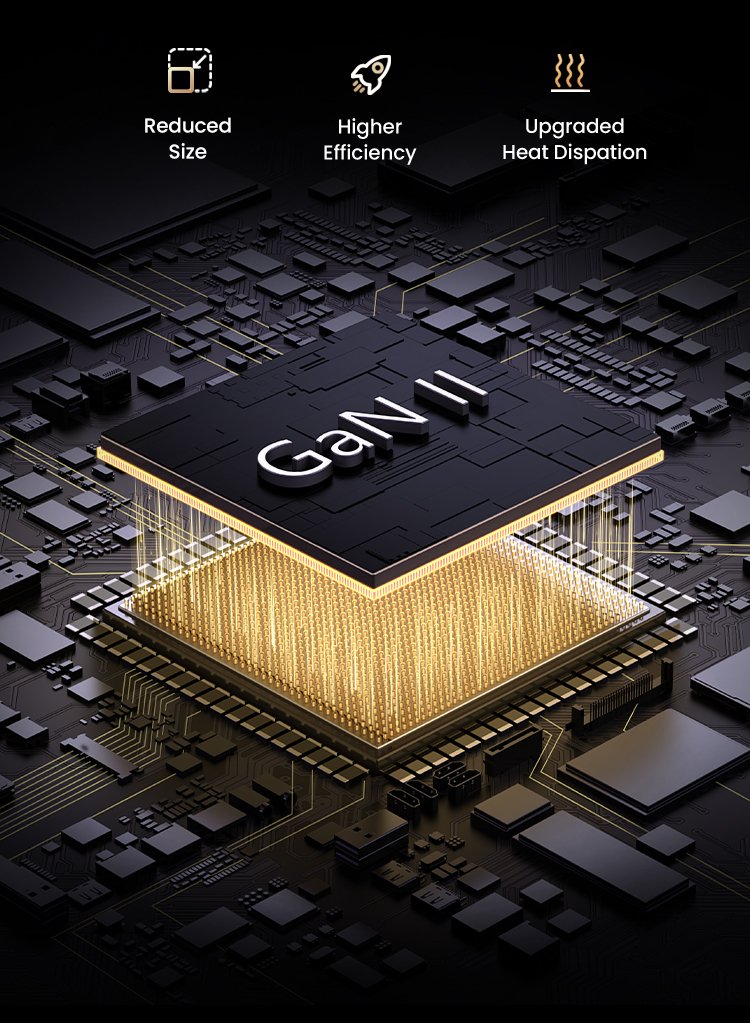 EAN 6941876228775 - Ugreen Nexode Pro 160W GaN Charger with USB-C Cable Universal Negro, Gris Corriente alterna Carga rápida imagen 9