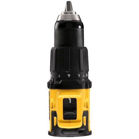 Taladro De Impacto Dewalt Dcd709n-Xj, 18 V, Sin Batería Ni Cargador, Amarillo, Negro