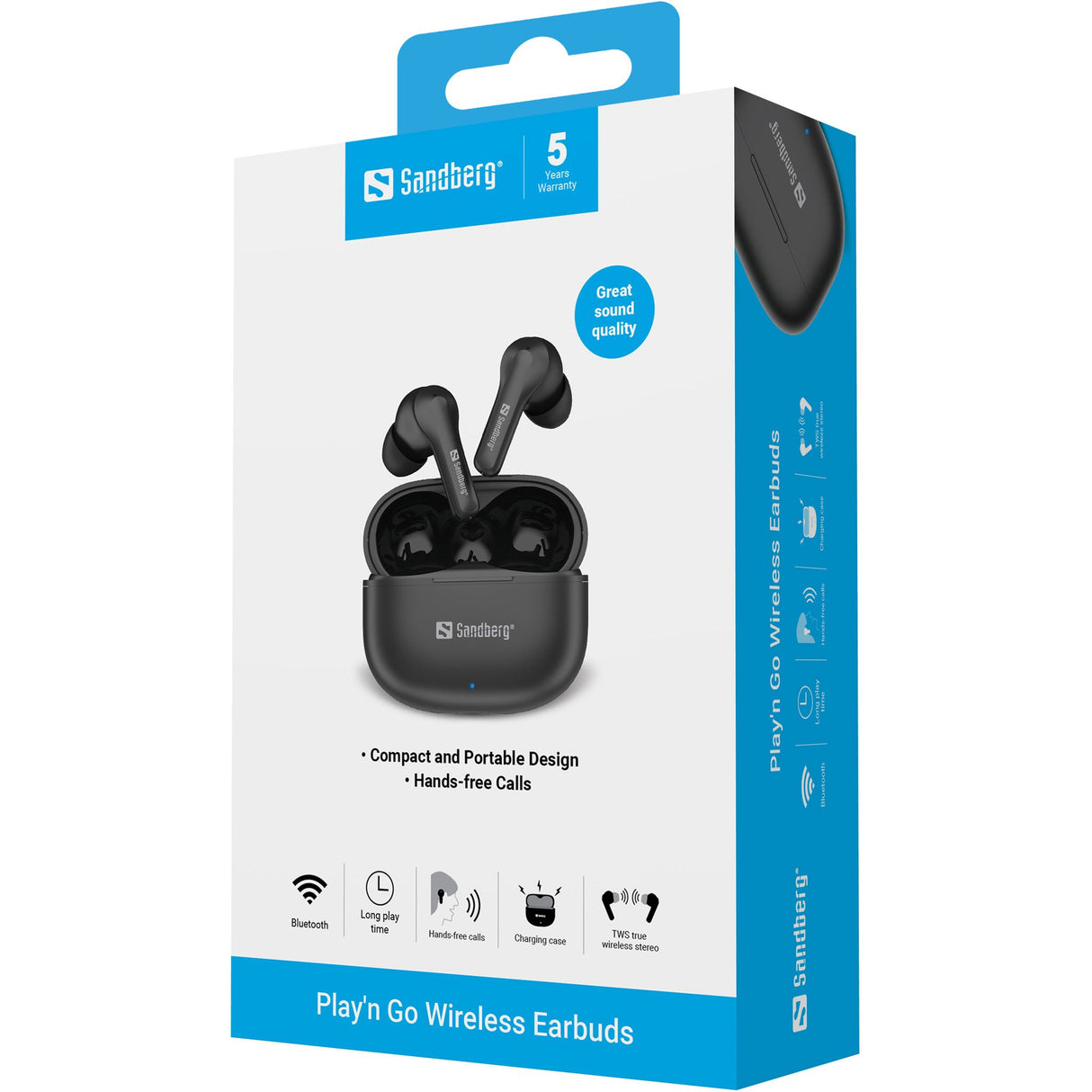 EAN 5705730126512 - Sandberg 126-51 auricular y casco Auriculares True Wireless Stereo (TWS) Dentro de oído Música/uso diario imagen 4
