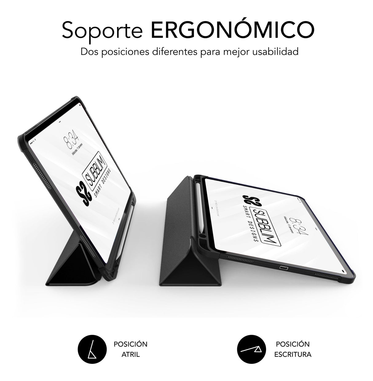 EAN 8436586743147 - SUBBLIM SUBCST-5SC401 funda para tablet 27,9 cm (11") Folio Negro imagen 5