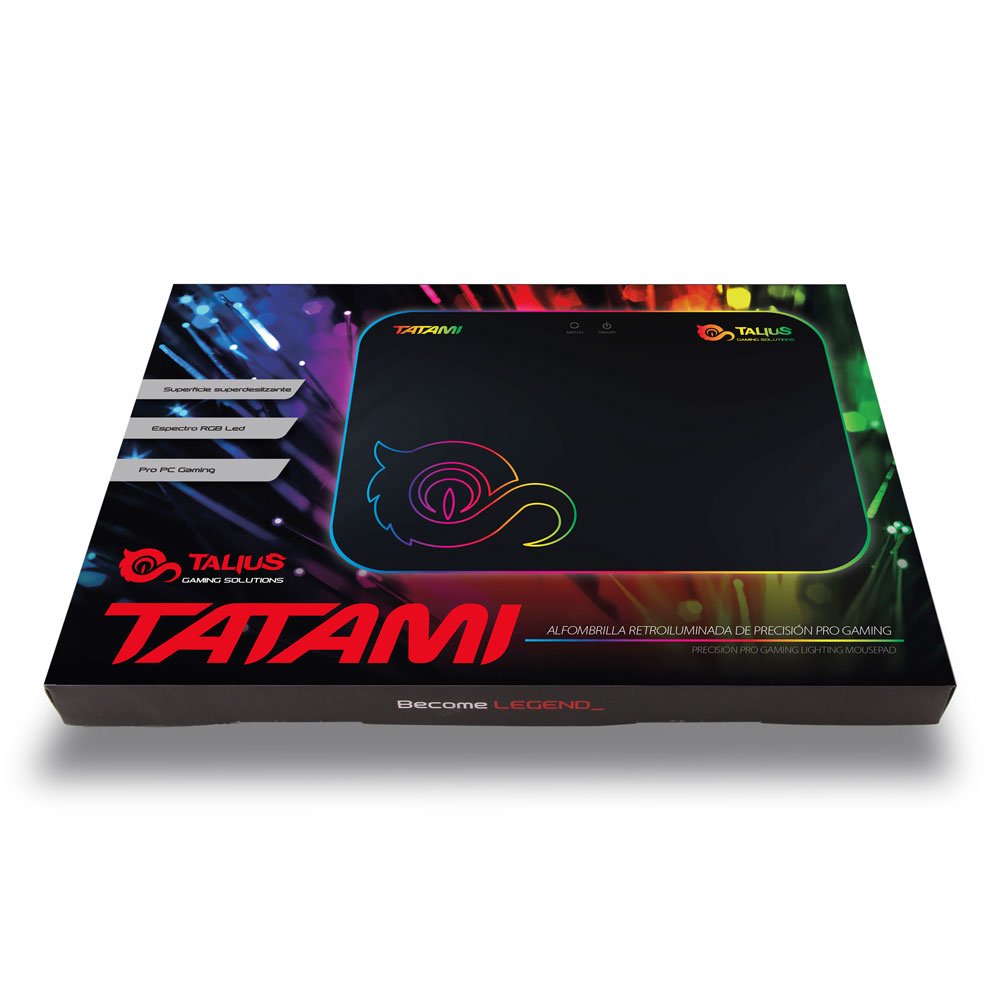 Talius Alfombrilla Gaming Tatami Retroiluminada Rgb