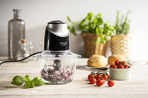 EAN 5903887803274 - Adler AD 4082 picadora eléctrica de alimentos 1,2 L 300 W Negro, Plata imagen 9