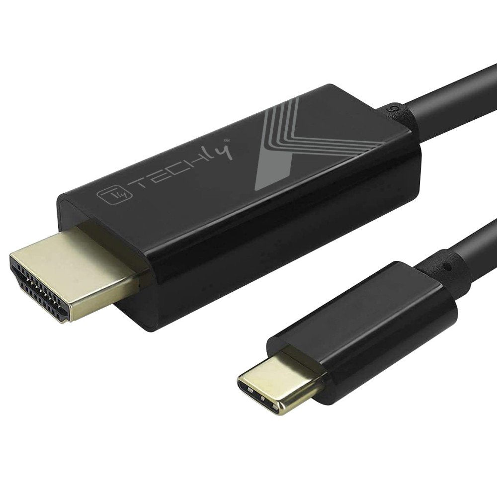 Cable Adaptador Techly Usb-C M A Hdmi M 2.0 4k, Negro 5m
