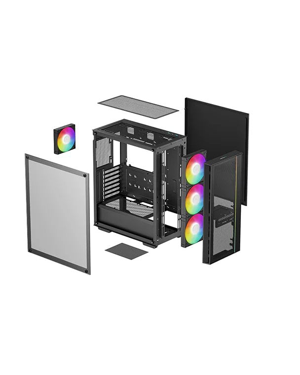 EAN 6933412774334 - DeepCool MATREXX 55 MESH V4 C Midi Tower Negro imagen 4