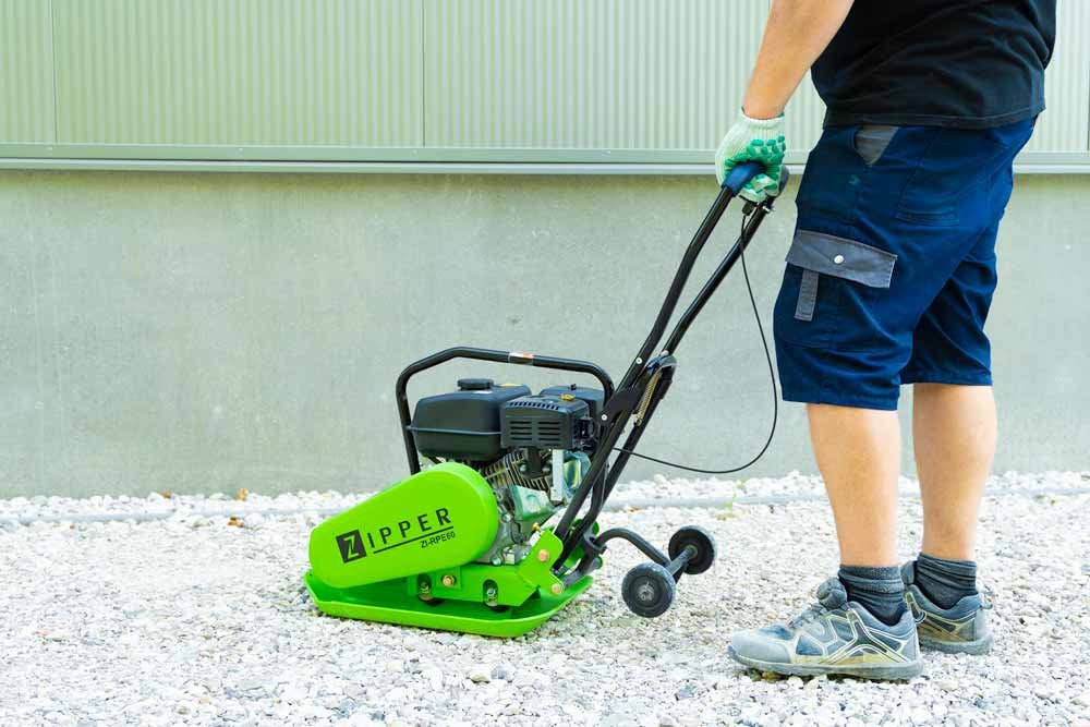 Zipper Maschinen Zi-Rpe60 Compactador De Tierra Placa Vibratoria Gasolina 13,8 M/Min 150 Cm 3,6 L