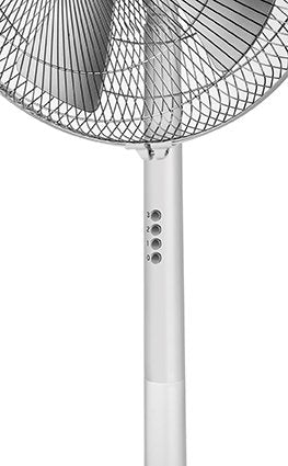 Unold 86820 Ventilador De Pie Silverline Blanco / Gris
