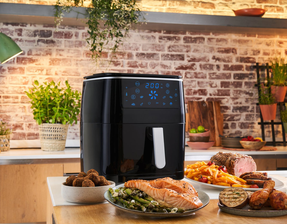 EAN 3045380020214 - Tefal Easy Fry Grill & Steam FW2018 Sencillo Independiente 1700 W Freidora de aire caliente Negro imagen 15