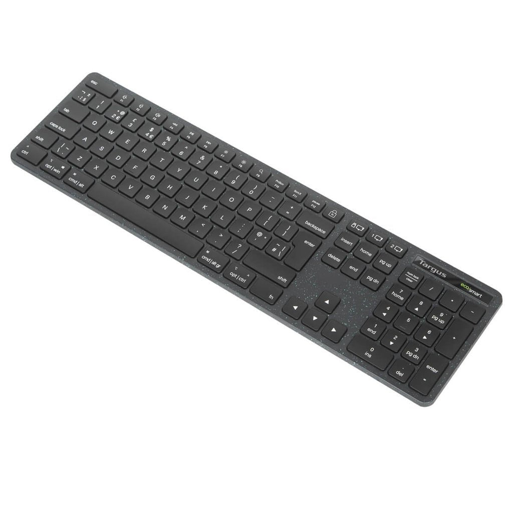 Targus Ecosmart Teclado Full Size Antimicrobiano Inalámbrico Bluetooth 5.0 2.4 Ghz Azerty Francés Negro