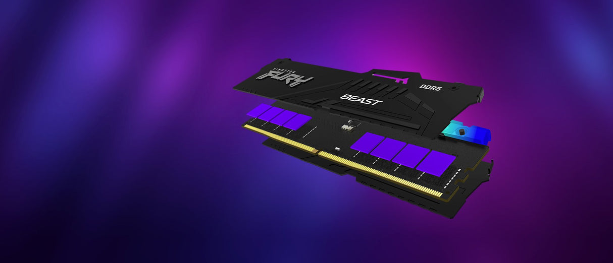 EAN 0740617343168 - Kingston Technology FURY Beast RGB módulo de memoria 2 x 16 GB 6400 MT/s 288-pin DIMM ECC imagen 12