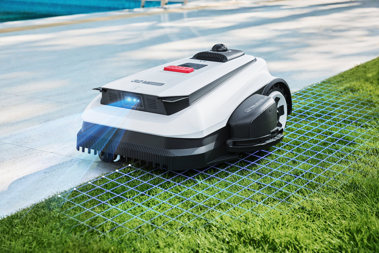 Ecovacs Goat A3000 Lidar Pro Eu Robot Cortacésped 100 W Negro, Blanco
