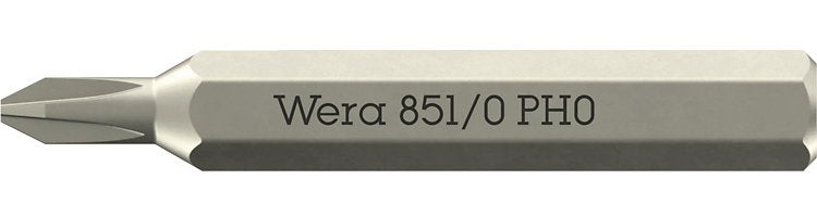 Wera 851 Micro Bits Jcis Ph 0 X 30mm