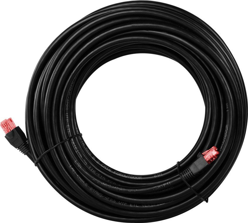 Goobay 55434 Cable De Red 20 M Cat6 U/Utp (Utp) Negro