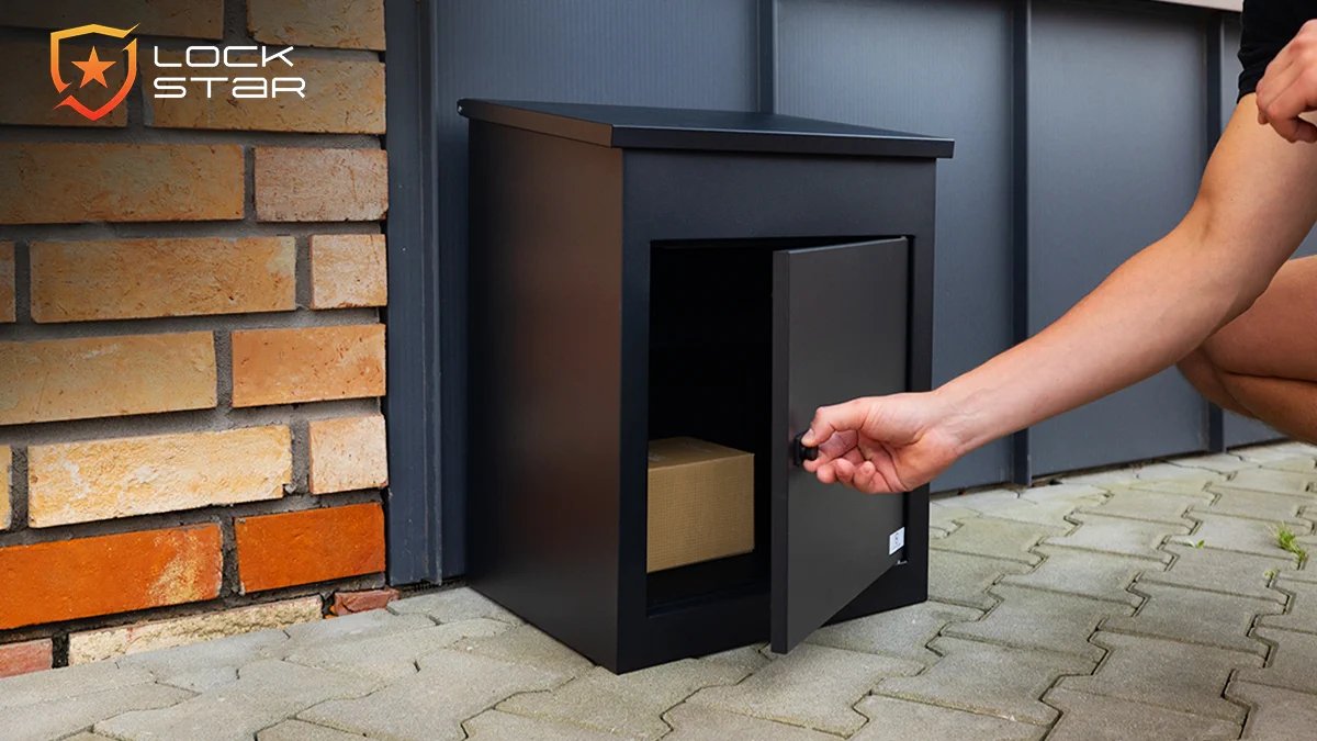 Extralink Lockstar Paketbox, 44x34x55cm Stahlschrank