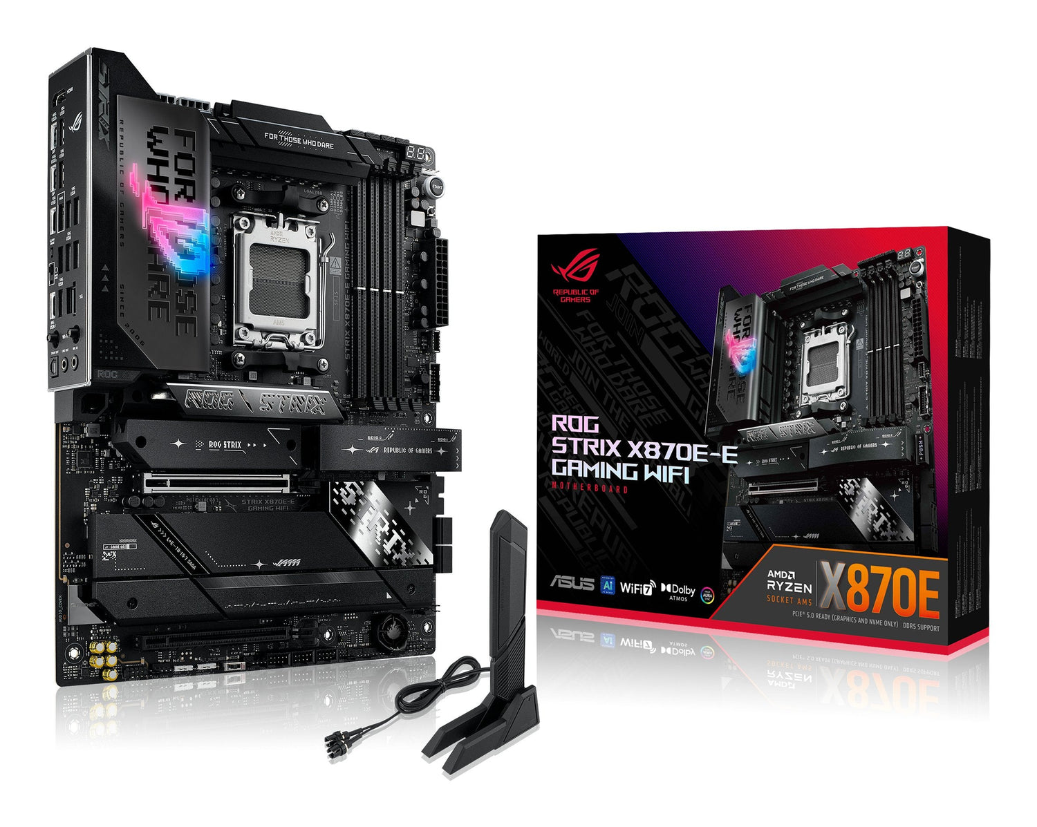 EAN 4711387724163 - ASUS ROG STRIX X870E-E GAMING WIFI AMD X870E Zócalo AM5 ATX imagen 1